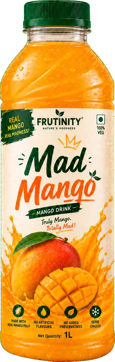 Mad Mango 1 litre drink bottle