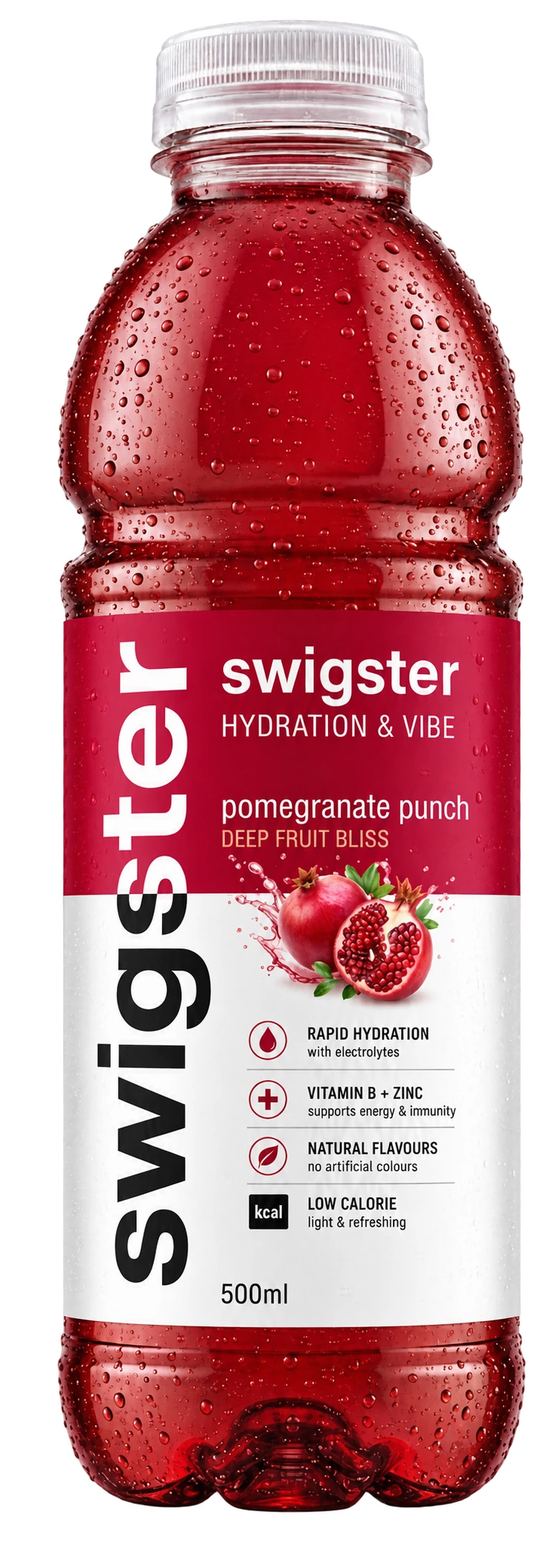 Pomegranate hydration drink bottle