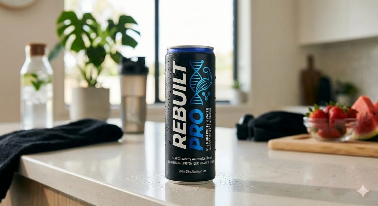 REBUILT PRO Premium Protein Water - Strawberry Watermelon